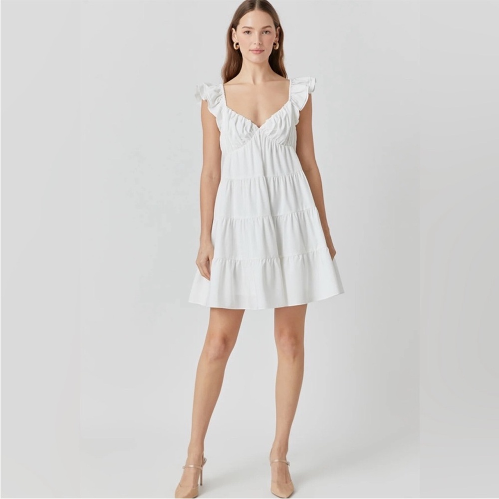 Endless Rose Cream Gathered Dress